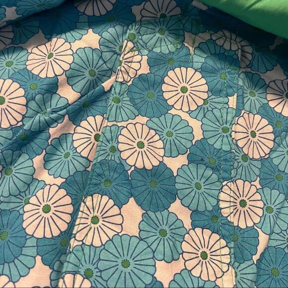 L.L.bean green double button spring coat - Picture 6 of 9